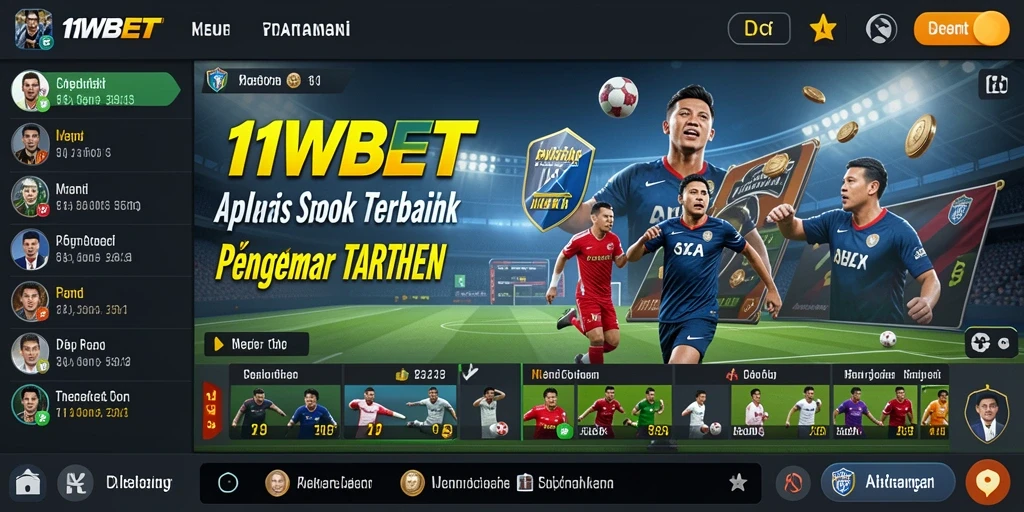 Gameplay 11WBET yang menampilkan fitur taruhan langsung dan variasi olahraga.