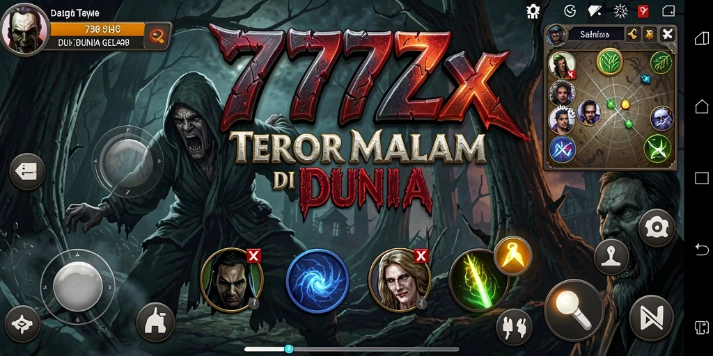 Screenshot utama 777ZX menampilkan momen menegangkan dalam gameplay Horror.