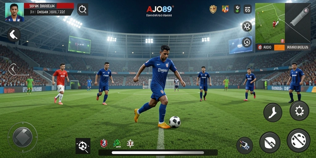 Screenshot AJO89 menunjukkan pemain beraksi dalam pertandingan seru dan penuh tantangan.