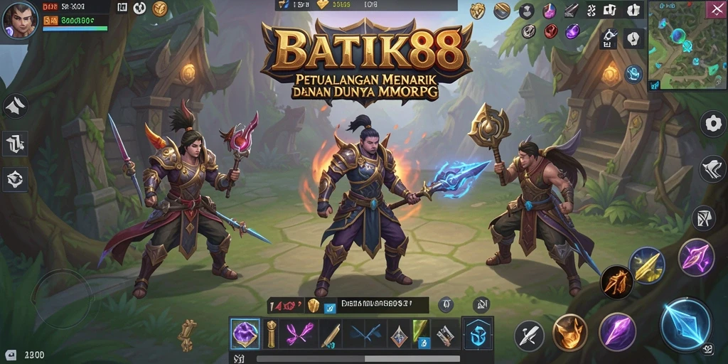 Tampilan gameplay menarik dalam <strong>BATIK88</strong> yang menampilkan aksi pertempuran epik.