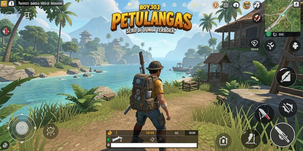 Tampilan gameplay BOY303 yang menakjubkan di dunia terbuka.