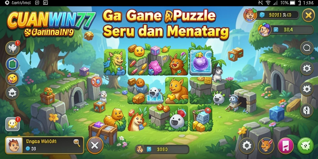 Tampilan gameplay seru dari CUANWIN77 dengan berbagai teka-teki yang menantang.