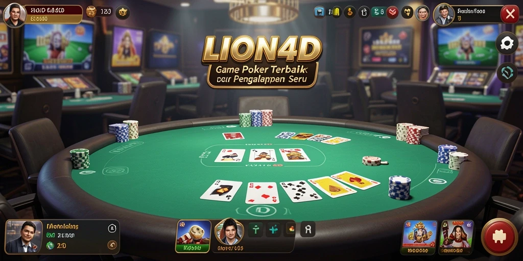 Tampilan seru dari gameplay LION4D yang mendebarkan.