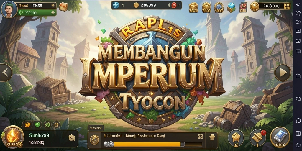 Screenshot gameplay RAP89 menampilkan pengelolaan bisnis Tycoon yang seru.
