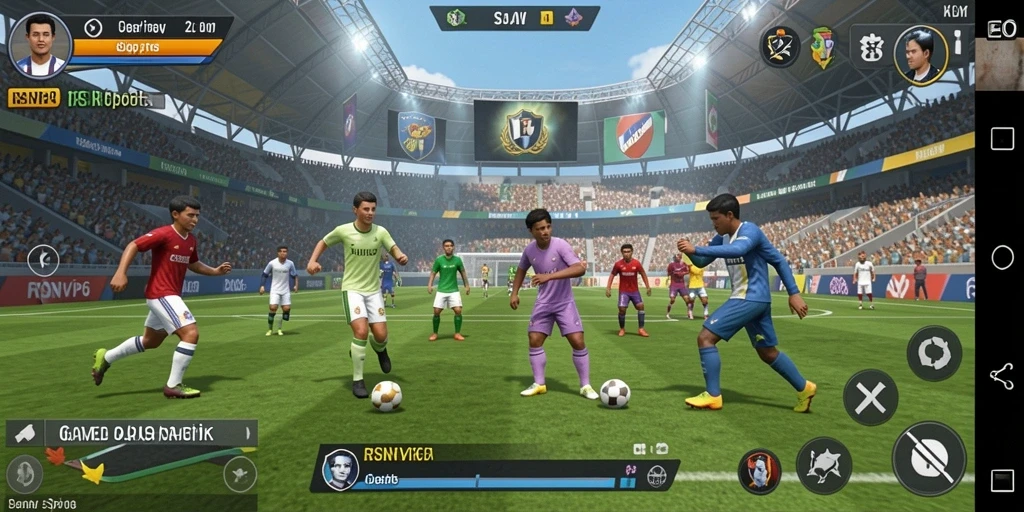 Tampilan gameplay menakjubkan dari RSNVIP6 saat pertandingan berlangsung.