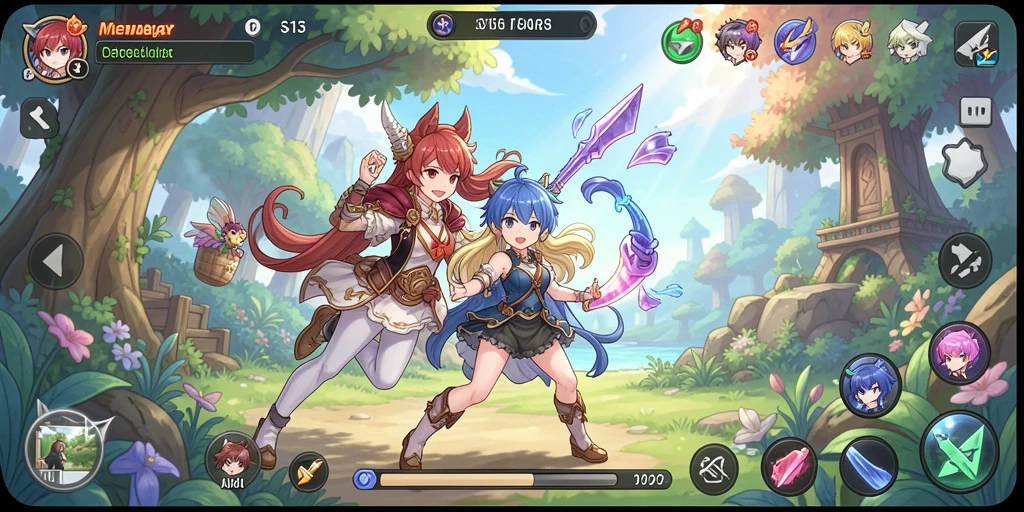Tampilan gameplay S13 yang menakjubkan dan penuh warna.