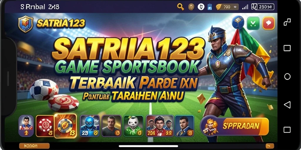 Tampilan gameplay SATRIA123 yang menarik dalam taruhan olahraga.