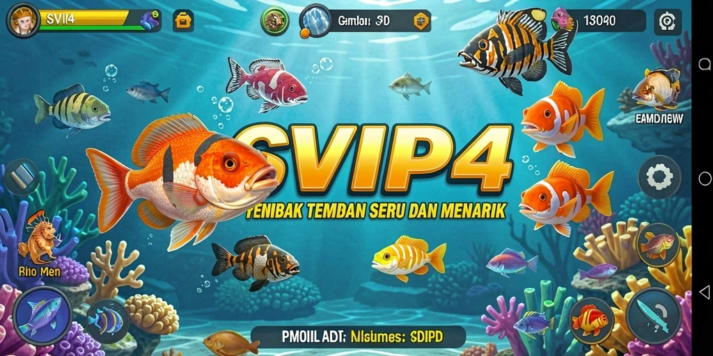 Screenshot gameplay seru dari SVIP4 Tembak Ikan.