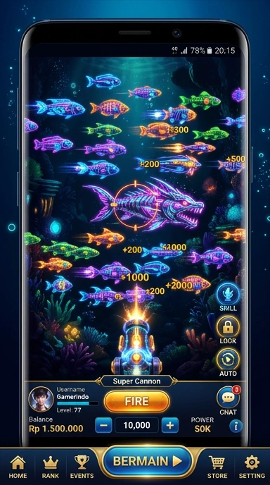 Tampilan aplikasi wow77 yang sederhana dan mudah digunakan.